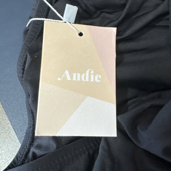 Andie Women's XXXL US 20 The Montauk 1-Piece Swimsuit Black NWT 9545 High Neck - Picture 8 of 12